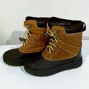NEW Champion Boy Leather Winter Boots youth 1